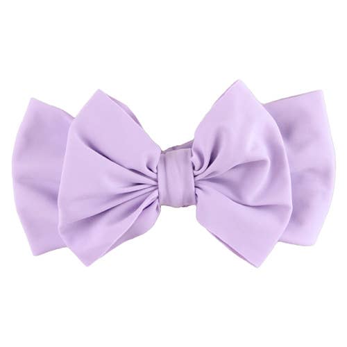 Girls Lavender Swim + Active Bow Headband