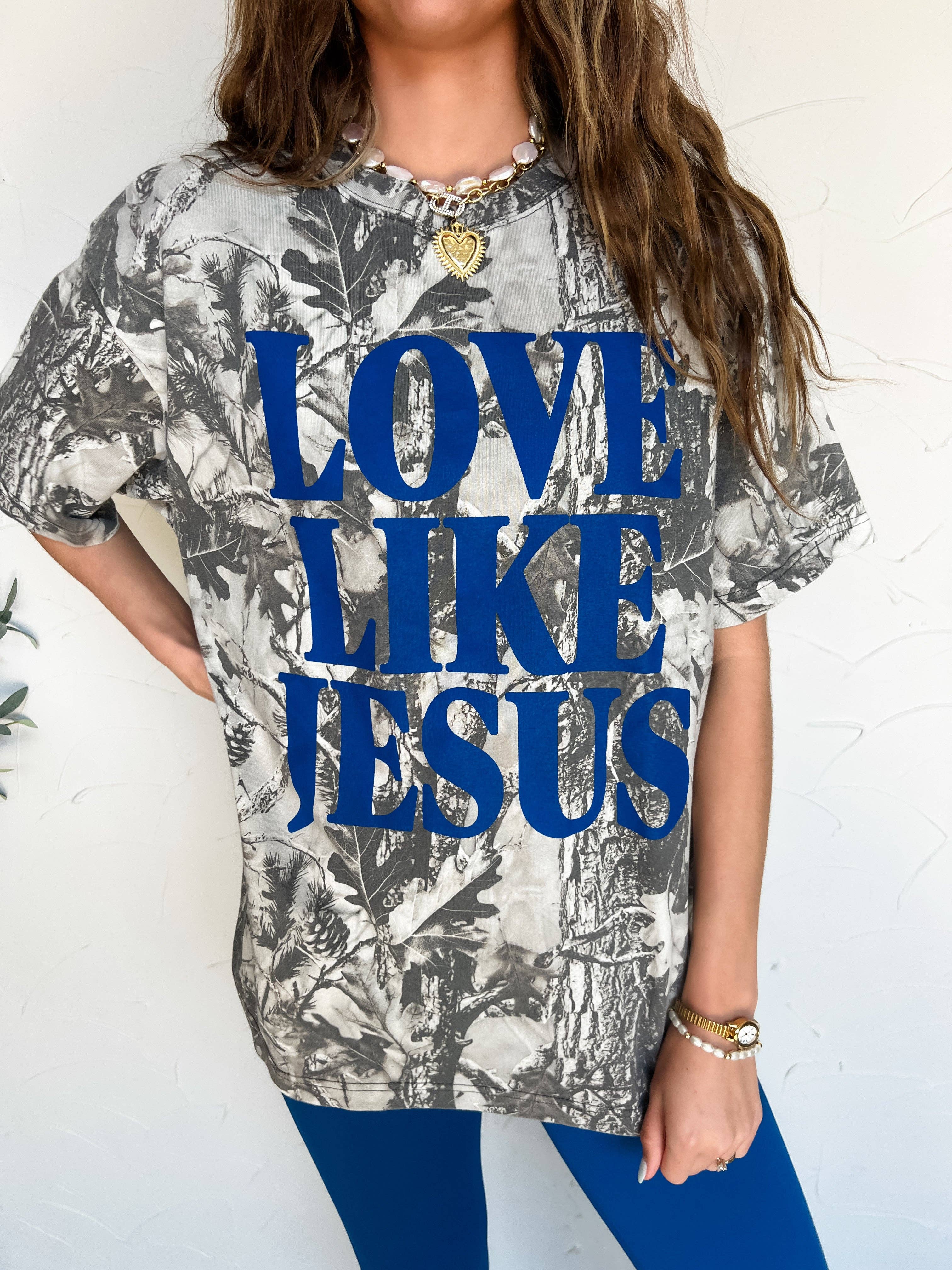 Love Like Jesus - Grey Camo