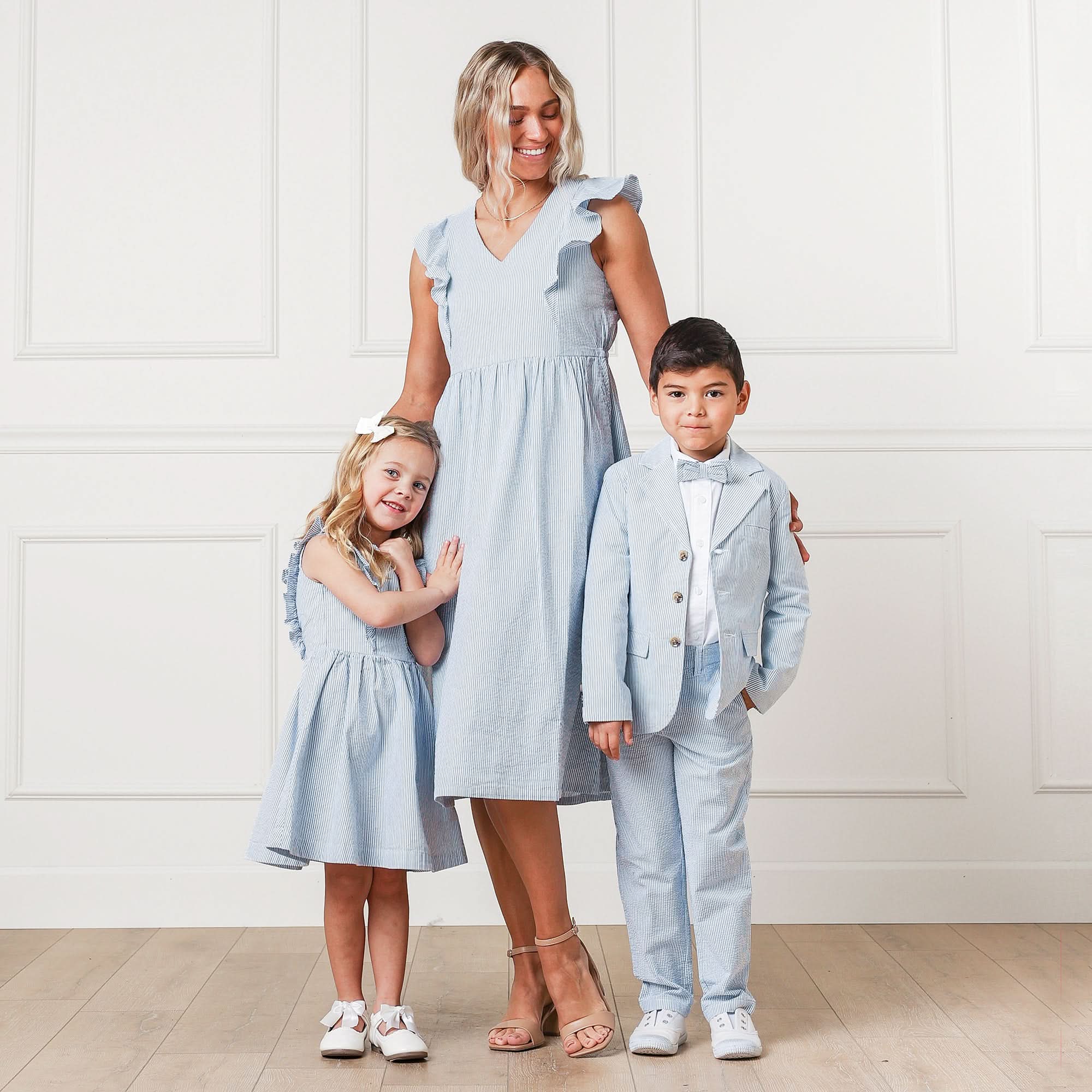 Organic Seersucker Suit Pant