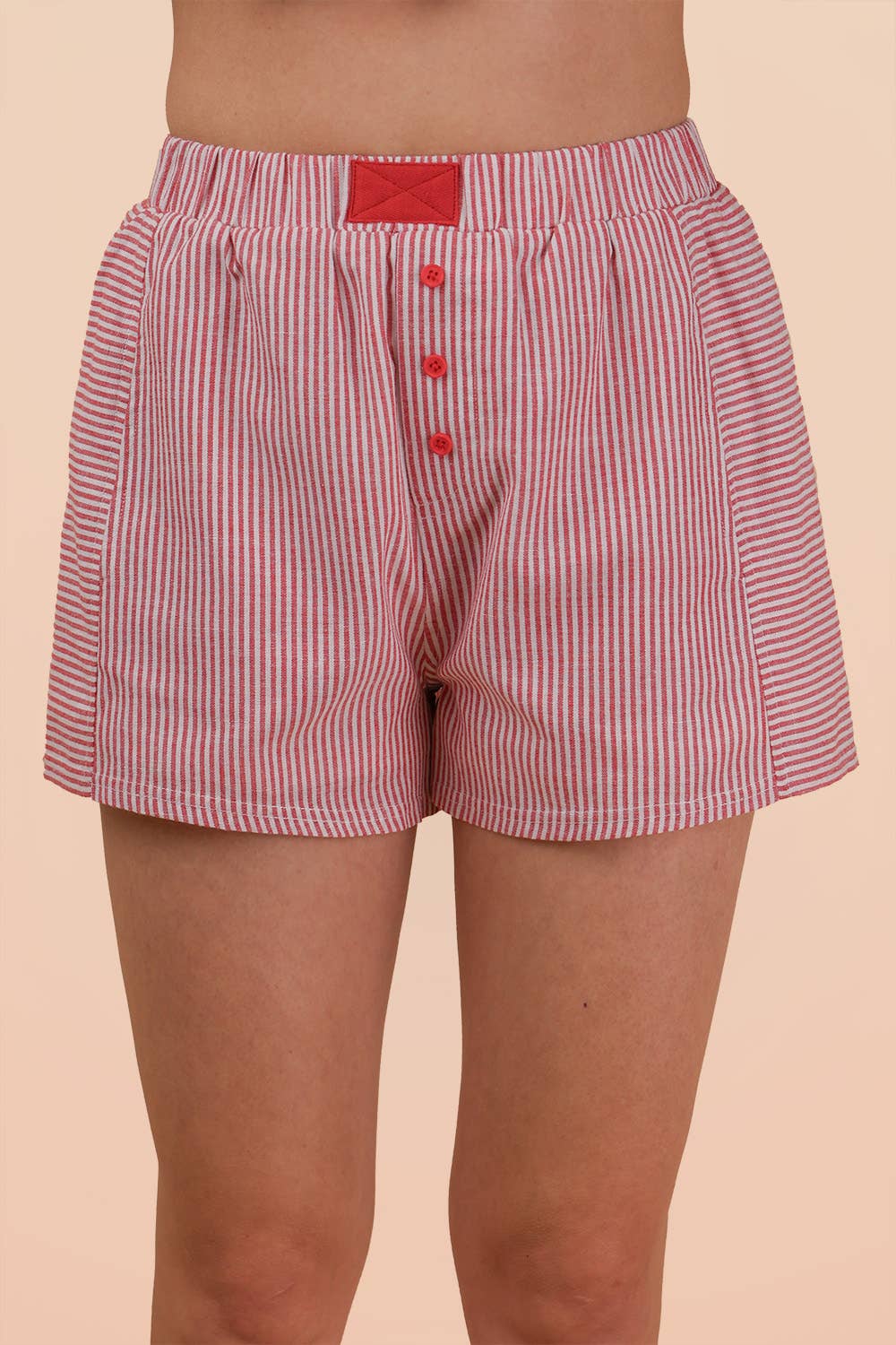 NP70735-Striped & Checker Boxer Shorts