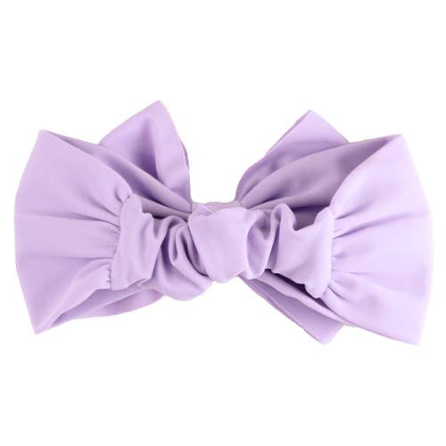 Girls Lavender Swim + Active Bow Headband